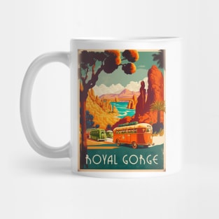Royal Gorge Arkansas Vintage Travel Art Poster Mug